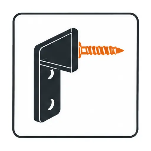 Schematic: Extra anchoring or blocking for tall cabinets