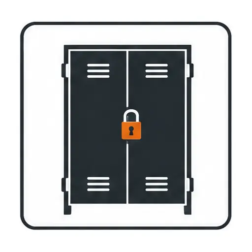 Schematic: Locks on tool cabinets