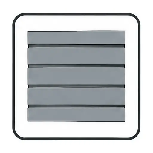 Schematic: PVC slatwall