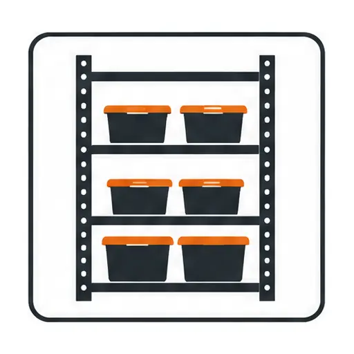 Schematic icon: Warehouse and Maintenance Storage